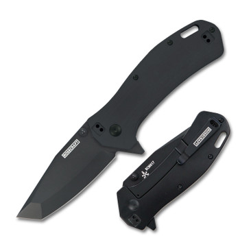Rosecraft Aeris Rex Folding Knife Black Micarta/Copper Handle RPM9 Harpoon Tanto Plain Black Blade RCM016-MIC Rosecraft Aeris Rex Folding Knife Black Micarta/Copper Handle RPM9 Harpoon Tanto Plain Black Blade RCM016-MIC