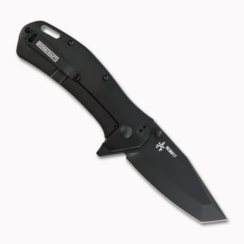 Rosecraft Aeris Rex Folding Knife Black Micarta/Copper Handle RPM9 Harpoon Tanto Plain Black Blade RCM016-MIC Rosecraft Aeris Rex Folding Knife Black Micarta/Copper Handle RPM9 Harpoon Tanto Plain Black Blade RCM016-MIC