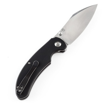 Kansept Nesstreet Folding Knife Black G10 Handle 154CM Plain Edge Satin Finish T1039A1
