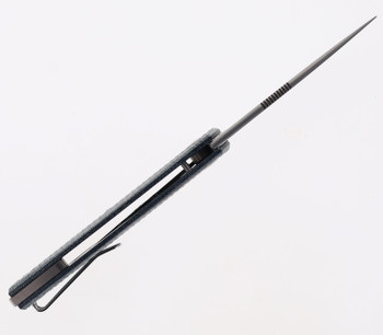 GiantMouse Knives ACE REO Folding Knife Denim Canvas Micarta Handle Magnacut Plain Edge Satin Finish