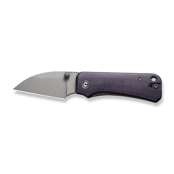 Civivi Baby Banter Folding Knife Purple Canvas Micarta Folding Knife Nitro-V Wharncliffe Plain Edge Gray Stonewash C19068SC-2 Civivi Baby Banter Folding Knife Purple Canvas Micarta Folding Knife Nitro-V Wharncliffe Plain Edge Gray Stonewash C19068SC-2
