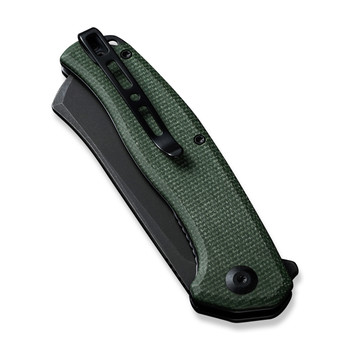Sencut Traxler Folding Knife Green Canvas Micarta Handle 9Cr18MoV Sheepsfoot Plain Edge Black Stonewash Finish S20057C-4 Sencut Traxler Folding Knife Green Canvas Micarta Handle 9Cr18MoV Sheepsfoot Plain Edge Black Stonewash Finish S20057C-4