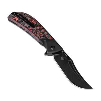 Kizer Phoenix Black Stonewashed S35VN Blade Black/Red Fatcarbon & Aluminium Handle Ki4647A1 Kizer Phoenix Black Stonewashed S35VN Blade Black/Red Fatcarbon & Aluminium Handle Ki4647A1