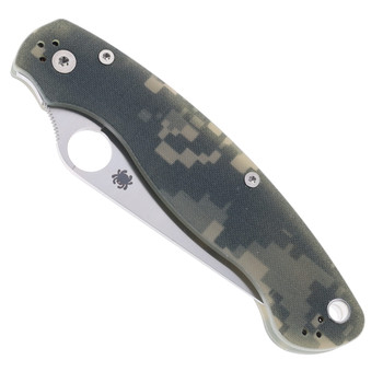 Spyderco Military 2 Folding Knife Camo G10 Handle S30V Plain Edge C36GPCMO2