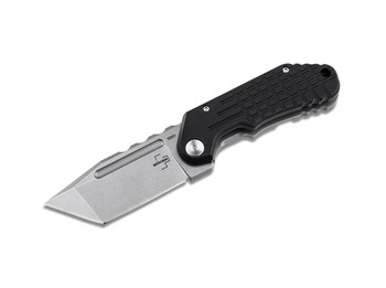 Boker Dvalin Folding Knife Black G10 Handle D2 Tanto Plain Edge 01BO549
