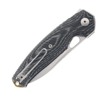 GiantMouse Jagt Pocket Knife Magnacut Steel Black Canvas Handle GiantMouse Jagt Pocket Knife Magnacut Steel Black Canvas Handle
