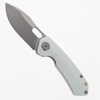 Maxace Meerkat-M Pocket Knife White G10 Handle M390 Blade M17B