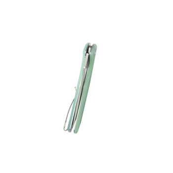 Kubey Phemius Liner Lock Folding Knife Jade G10 Handle 14C28N Clip Point Plain Edge Sandblast Finish KU149D Kubey Phemius Liner Lock Folding Knife Jade G10 Handle 14C28N Clip Point Plain Edge Sandblast Finish KU149D
