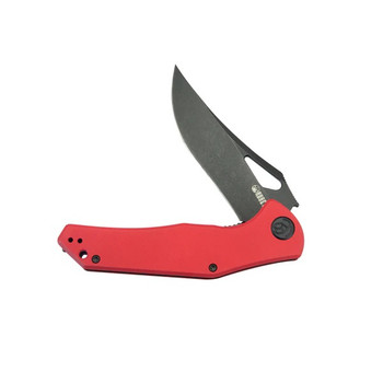 Kubey Phemius Liner Lock Folding Knife Red G10 Handle 14C28N Clip Point Plain Edge Blackwash Finish KU149F Kubey Phemius Liner Lock Folding Knife Red G10 Handle 14C28N Clip Point Plain Edge Blackwash Finish KU149F