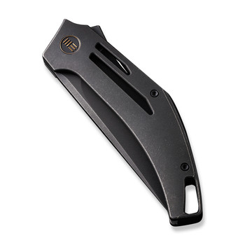 WE Speedliner Folding Knife Black Titanium Handle 20CV Drop Point Plain Edge Black Stonewash Finish WE22045C-1 WE Speedliner Folding Knife Black Titanium Handle 20CV Drop Point Plain Edge Black Stonewash Finish WE22045C-1