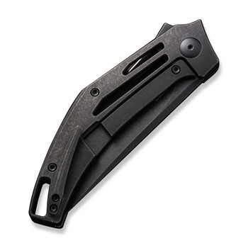 WE Speedliner Folding Knife Black Titanium Handle 20CV Drop Point Plain Edge Black Stonewash Finish WE22045C-1 WE Speedliner Folding Knife Black Titanium Handle 20CV Drop Point Plain Edge Black Stonewash Finish WE22045C-1