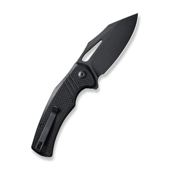 Civivi BullTusk Folding Knife Black Coarse G10 Handle 14C28N Clip Point Plain Edge Black Stonewash Finish C23017-1 Civivi BullTusk Folding Knife Black Coarse G10 Handle 14C28N Clip Point Plain Edge Black Stonewash Finish C23017-1
