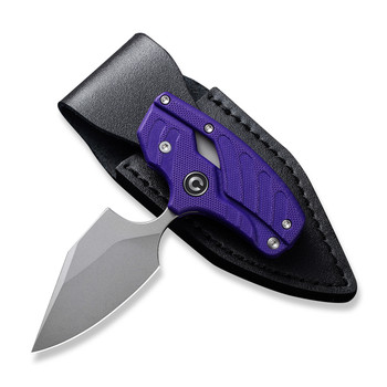 Civivi Typhoeus Adjustable Fixed Blade Knife Purple G10 Handle 14C28N Plain Edge Stonewash Finish C21036-2 Civivi Typhoeus Adjustable Fixed Blade Knife Purple G10 Handle 14C28N Plain Edge Stonewash Finish C21036-2