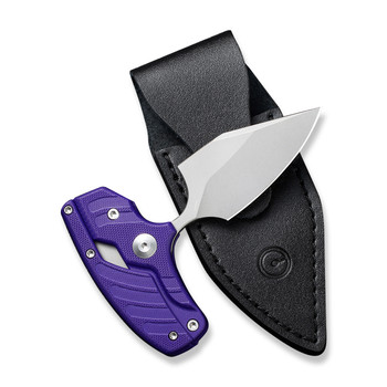 Civivi Typhoeus Adjustable Fixed Blade Knife Purple G10 Handle 14C28N Plain Edge Stonewash Finish C21036-2 Civivi Typhoeus Adjustable Fixed Blade Knife Purple G10 Handle 14C28N Plain Edge Stonewash Finish C21036-2