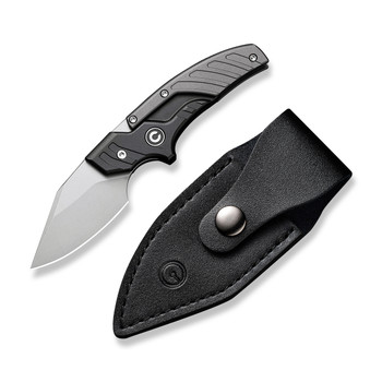 Civivi Typhoeus Adjustable Fixed Blade Knife Black/Gray Aluminum Handle 14C28N Plain Edge Stonewash Finish C21036-3 Civivi Typhoeus Adjustable Fixed Blade Knife Black/Gray Aluminum Handle 14C28N Plain Edge Stonewash Finish C21036-3