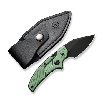 Civivi Typhoeus Adjustable Fixed Blade Knife Green Aluminum Handle 14C28N Plain Edge Black Stonewash Finish C21036-4 Civivi Typhoeus Adjustable Fixed Blade Knife Green Aluminum Handle 14C28N Plain Edge Black Stonewash Finish C21036-4