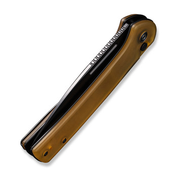 Civivi Conspirator Folding Knife Bead Blast Ultem Handle Nitro-V Drop Point Plain Edge Black Finish C21006-6