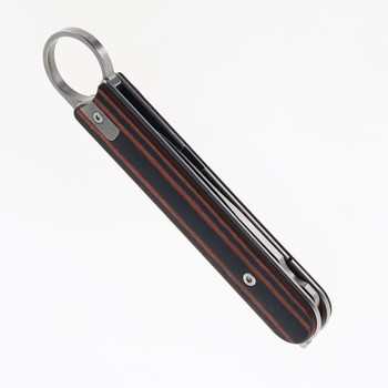 CH Folding Knife Red Micarta Handle VG-10 Plain Edge 3012-G10-RD