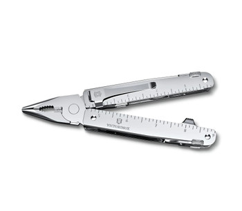 Victorinox Swiss Tool MX Clip Multi-Tool Pocket Knife Silver 3.0327.MKB1