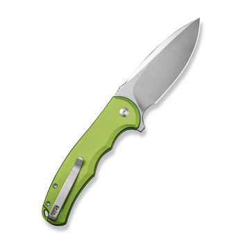 Civivi Button Lock Praxis Folding Knife Lime Green Aluminum Handle Nitro-V Drop Point Plain Edge Satin Finish C18026E-3 Civivi Button Lock Praxis Folding Knife Lime Green Aluminum Handle Nitro-V Drop Point Plain Edge Satin Finish C18026E-3