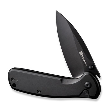 Sencut ArcBlast Folding Knife Black Aluminum Handle 9Cr18MoV Drop Point Plain Black Blade S22043B-1 Sencut ArcBlast Folding Knife Black Aluminum Handle 9Cr18MoV Drop Point Plain Black Blade S22043B-1