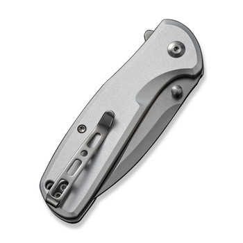 Sencut ArcBlast Folding Knife Silver Aluminum Handle 9Cr18MoV Drop Point Plain Edge Satin Finish S22043B-2 Sencut ArcBlast Folding Knife Silver Aluminum Handle 9Cr18MoV Drop Point Plain Edge Satin Finish S22043B-2