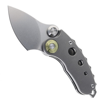 TwoSun Knives TS417 Wong Design Folding Knife Titanium Handle D2 Steel TS417-D2-TI