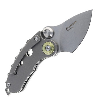 TwoSun Knives TS417 Wong Design Folding Knife Titanium Handle D2 Steel TS417-D2-TI