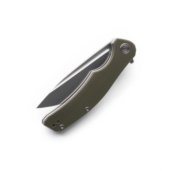Miguron Small Velona Folding Knife Green G10 Handle 14C28N Drop Point Plain Edge Satin Finish 8003GNS Miguron Small Velona Folding Knife Green G10 Handle 14C28N Drop Point Plain Edge Satin Finish 8003GNS