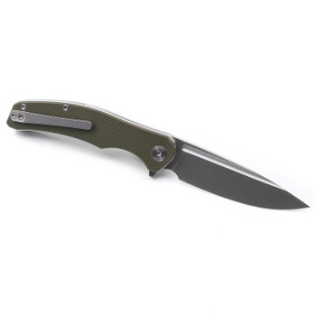 Miguron Small Velona Folding Knife Green G10 Handle 14C28N Drop Point Plain Edge Satin Finish 8003GNS Miguron Small Velona Folding Knife Green G10 Handle 14C28N Drop Point Plain Edge Satin Finish 8003GNS