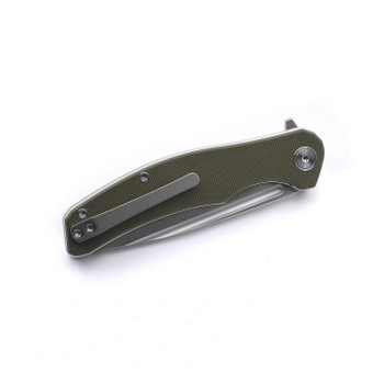 Miguron Small Velona Folding Knife Green G10 Handle 14C28N Drop Point Plain Edge Satin Finish 8003GNS Miguron Small Velona Folding Knife Green G10 Handle 14C28N Drop Point Plain Edge Satin Finish 8003GNS
