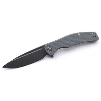 Miguron Small Velona Folding Knife Dark Gray Handle 14C28N Drop Point Plain Edge Grey PVD Finish 8003DGS