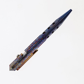 Two Sun Tactical Pen Color Titanium Body Black Ink TSPen-19-COL