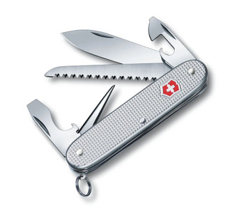 Victorinox Farmer Multi-Tool Silver Alox Handle 0.8241.26-X2