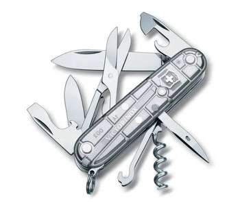 Victorinox Climber Multi-Tool Silver Handle 1.3703.T7-033 Victorinox Climber Multi-Tool Silver Handle 1.3703.T7-033