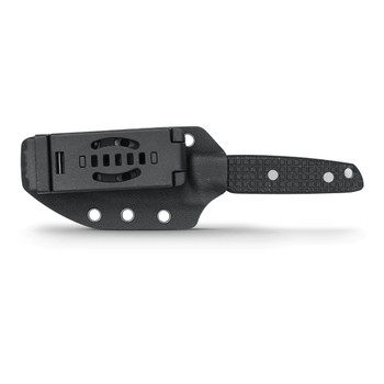 Vosteed Mink Fixed Blade Knife Black Micarta Handle Nitro-V Clip Point Plain Edge D0101