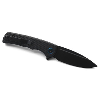 Miguron Talism Folding Knife Black G10 Handle D2 Plain Black Blade MGR-810BK
