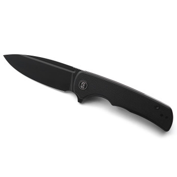 Miguron Talism Folding Knife Black G10 Handle D2 Plain Black Blade MGR-810BK