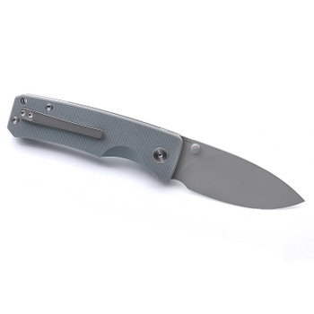 Miguron  Pelora Folding Knife Grey G10 Handle 14C28N Dark Grey PVD Finish MGR-804DG