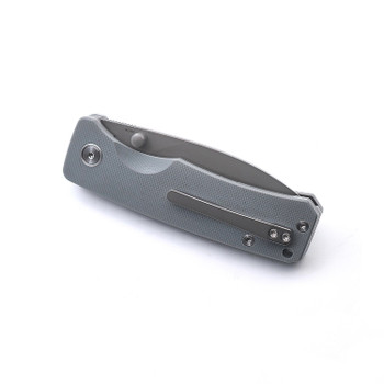 Miguron  Pelora Folding Knife Grey G10 Handle 14C28N Dark Grey PVD Finish MGR-804DG