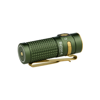 Olight Baton 4 EDC Flashlight OD Green Aluminum Body 1300 Lumens