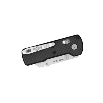 Olight Otacle U1 Folding Knife Black G10/Carbon Fiber Handle SK5 Plain Edge