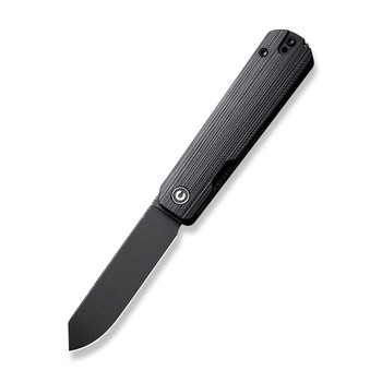 Civivi Sendy Folding Knife Black G10 Handle Nitro-V Spey Point Plain Edge Black Stonewash Finish C21004B-2 Civivi Sendy Folding Knife Black G10 Handle Nitro-V Spey Point Plain Edge Black Stonewash Finish C21004B-2