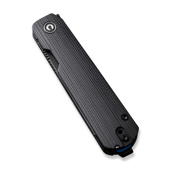 Civivi Sendy Folding Knife Black G10 Handle Nitro-V Spey Point Plain Edge Black Stonewash Finish C21004B-2 Civivi Sendy Folding Knife Black G10 Handle Nitro-V Spey Point Plain Edge Black Stonewash Finish C21004B-2