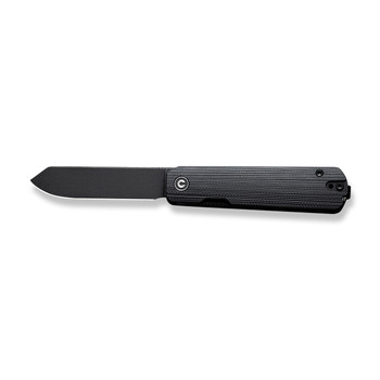 Civivi Sendy Folding Knife Black G10 Handle Nitro-V Spey Point Plain Edge Black Stonewash Finish C21004B-2 Civivi Sendy Folding Knife Black G10 Handle Nitro-V Spey Point Plain Edge Black Stonewash Finish C21004B-2