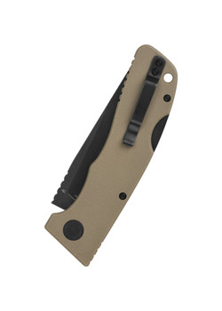 Schnitzel KVAR Outdoor Folder Pocket Knife Blackwashed 14c28n Steel Tan G10 Handle SNL-04SBW Schnitzel KVAR Outdoor Folder Pocket Knife Blackwashed 14c28n Steel Tan G10 Handle SNL-04SBW