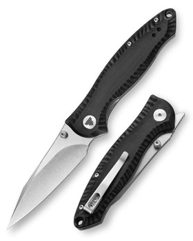 Trivisa Delphinus 03B Folding Knife Black G10 | White Mountain Knives
