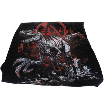 Maxace Raptor Short Sleeve T-Shirt 50% Cottonl/Polyester Black XXX-Large