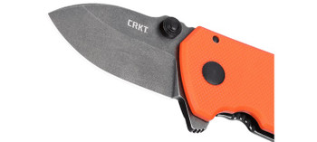 CRKT Squid Compact Folding Knife Orange G10 Handle D2 Plain Edge 2486