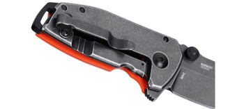 CRKT Squid Compact Folding Knife Orange G10 Handle D2 Plain Edge 2486